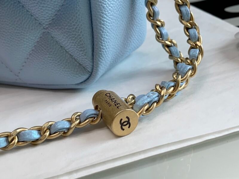 Ch@nel Flap Bag-13*19*6CM