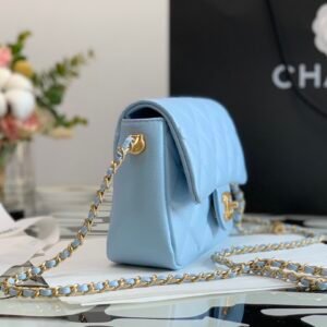 Ch@nel Flap Bag-13*19*6CM