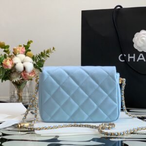 Ch@nel Flap Bag-13*19*6CM