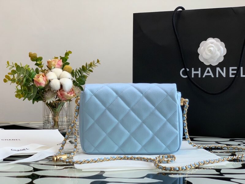 Ch@nel Flap Bag-13*19*6CM