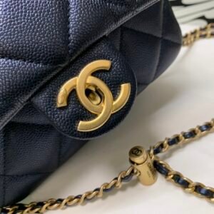 Ch@nel Flap Bag-13*19*6CM