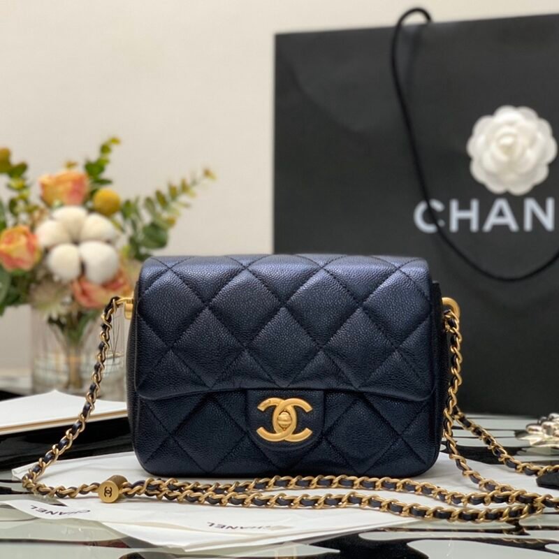 Ch@nel Flap Bag-13*19*6CM