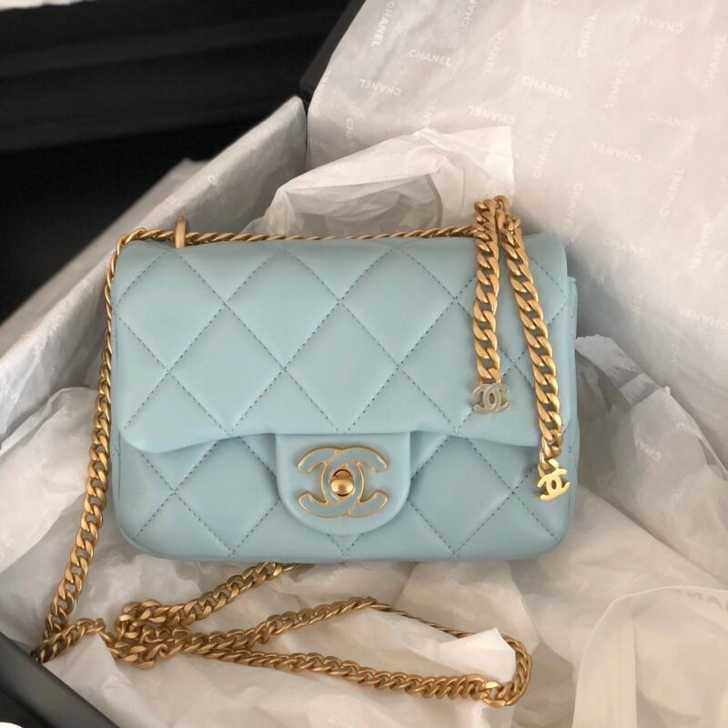 Ch@nel Flap Bag-18×12×5CM