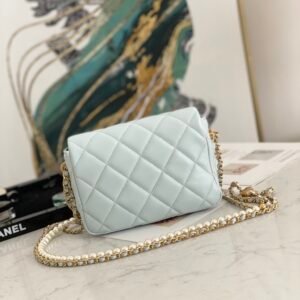 Ch@nel Flap Bag-13*19*6CM