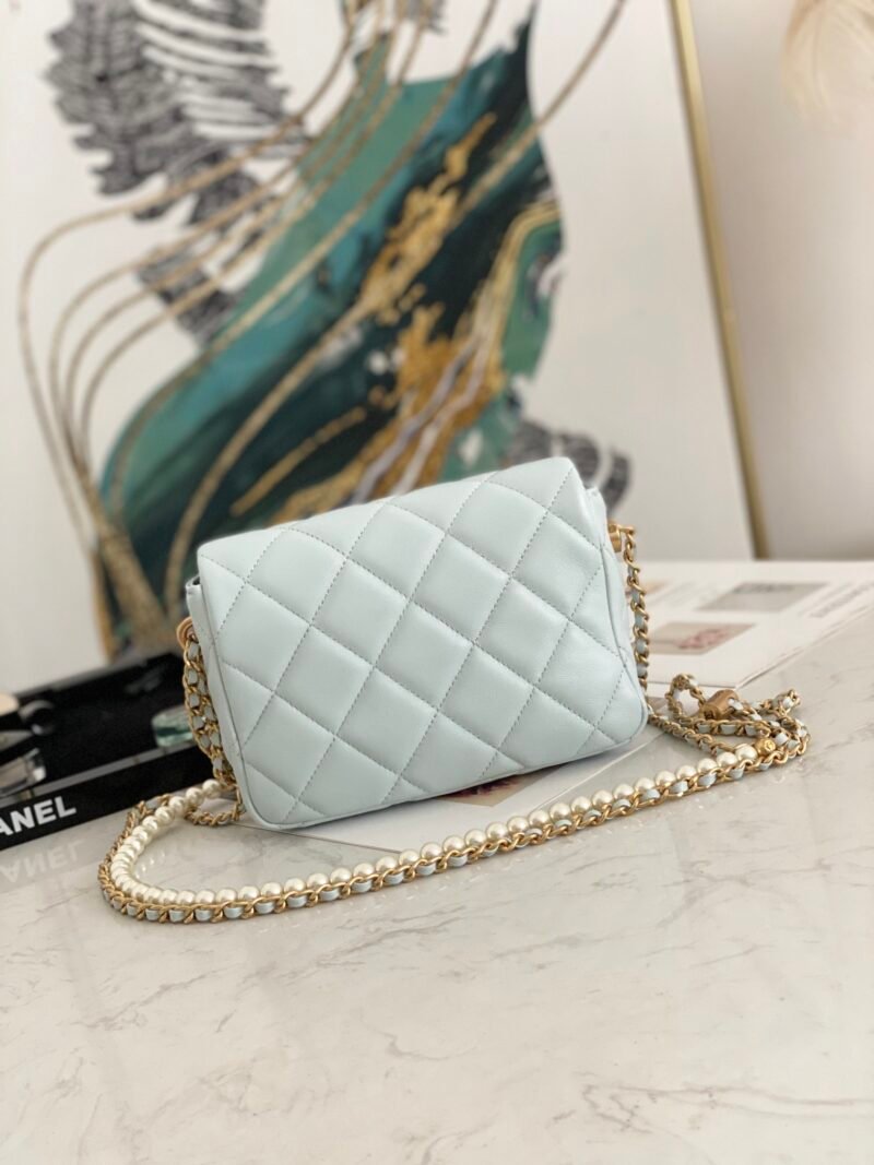 Ch@nel Flap Bag-13*19*6CM