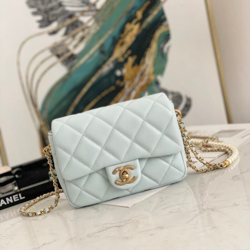 Ch@nel Flap Bag-13*19*6CM