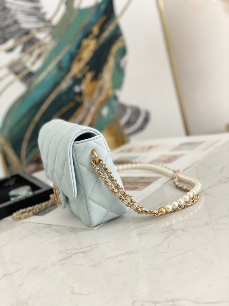 Ch@nel Flap Bag-13*19*6CM