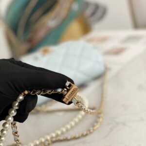 Ch@nel Flap Bag-13*19*6CM