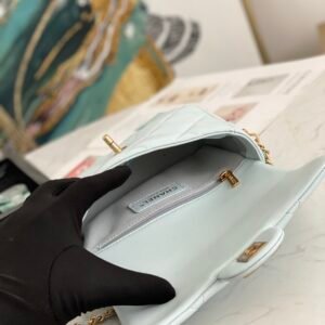 Ch@nel Flap Bag-13*19*6CM