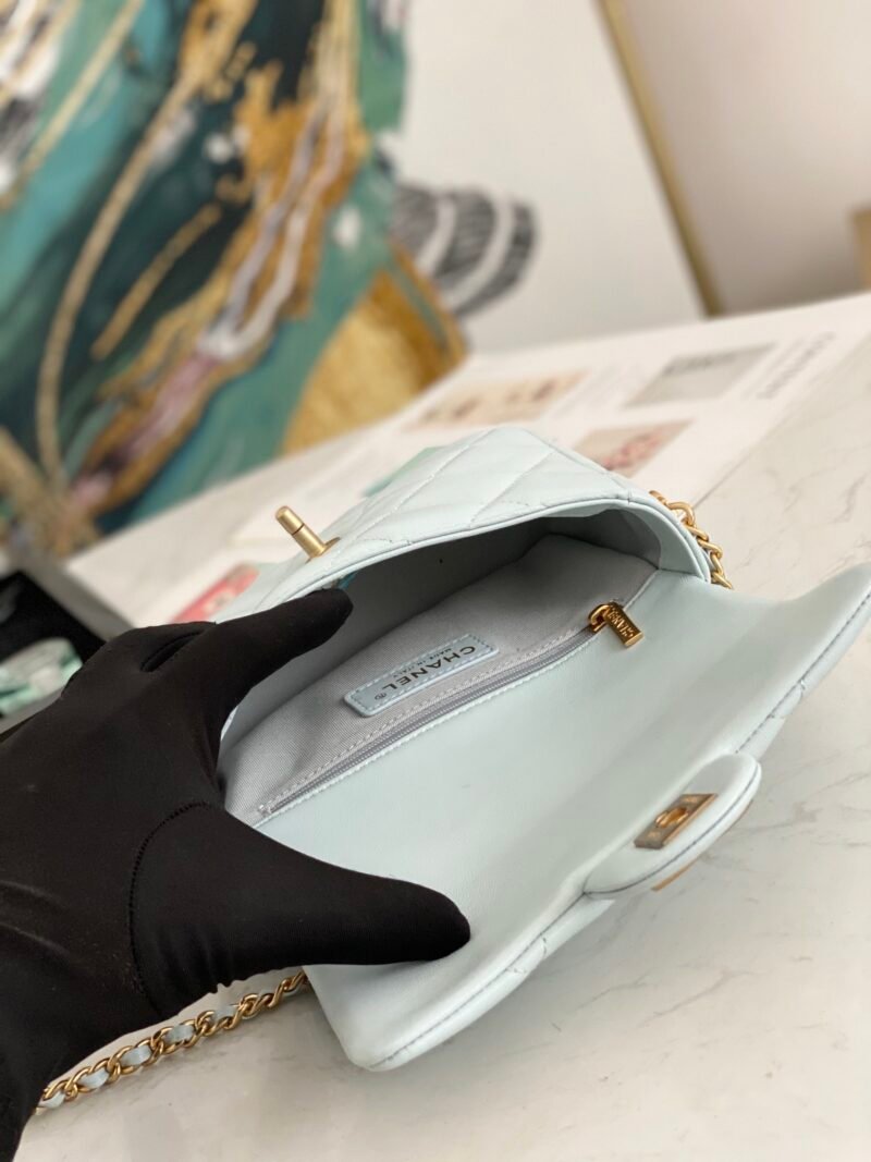 Ch@nel Flap Bag-13*19*6CM