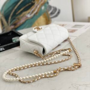 Ch@nel Flap Bag-13*19*6CM