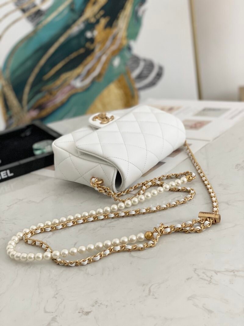 Ch@nel Flap Bag-13*19*6CM