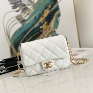 Ch@nel Flap Bag-13*19*6CM