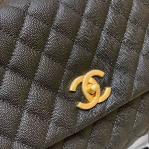 Ch@nel Coco Handlebag-Lizard Handle-28CM