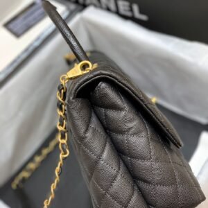 Ch@nel Coco Handlebag-Lizard Handle-28CM