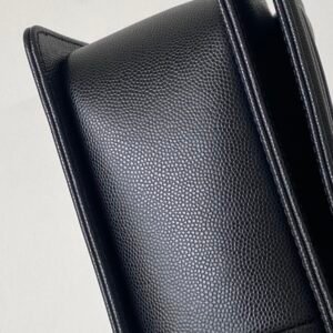 Ch@nel Boy Bag-Caviar-25CM