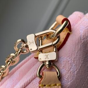 Louis Vuitton Liv Pochette Monogram Denim Bag -M14159-13.5 x 6.5 x 24.5CM