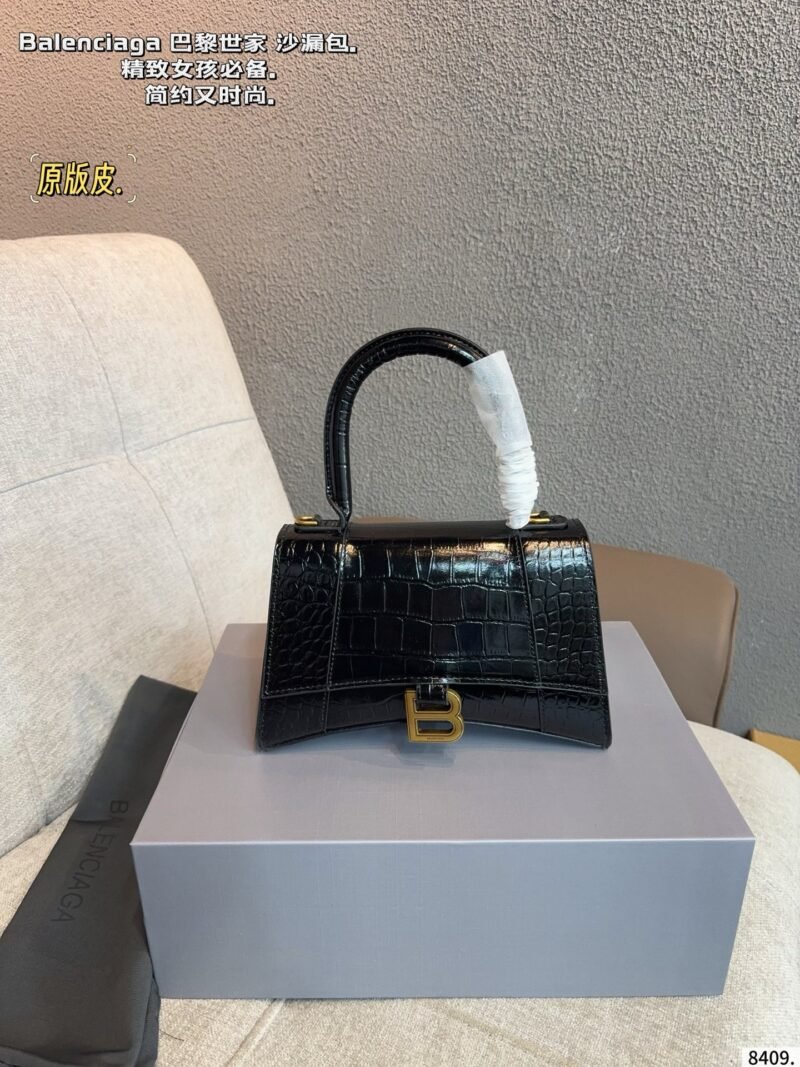 Balenciaga underarm hourglass bag