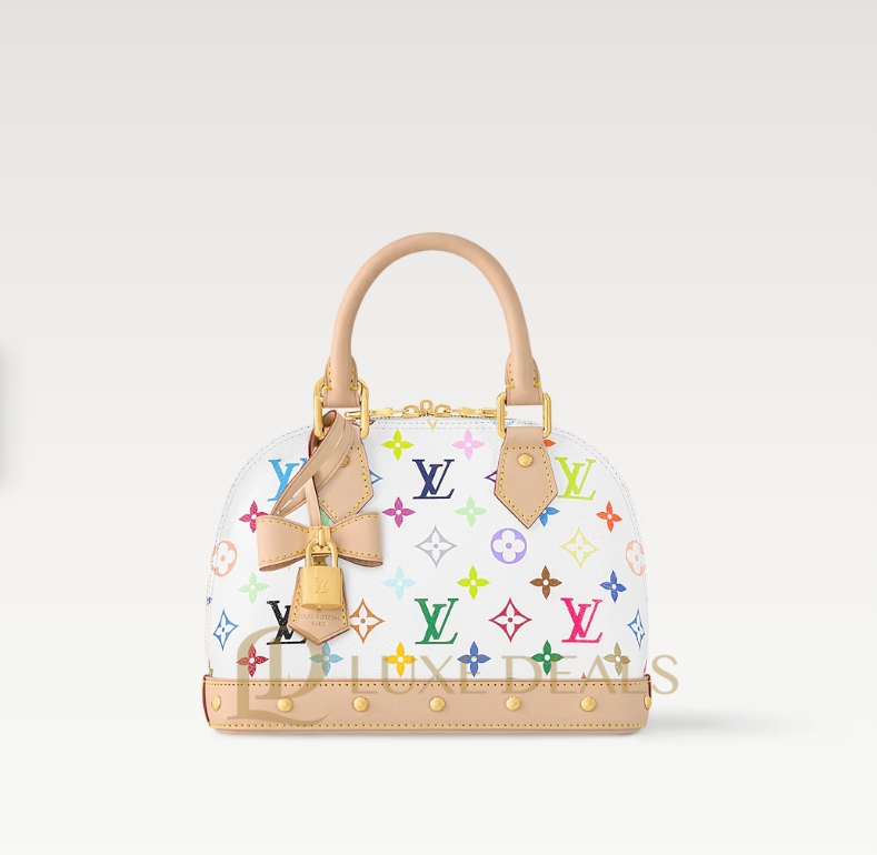 LOUIS VUITTON MURAKAMI LV X TM ALMA BB M13078 (23.5*17.5*11.5cm)