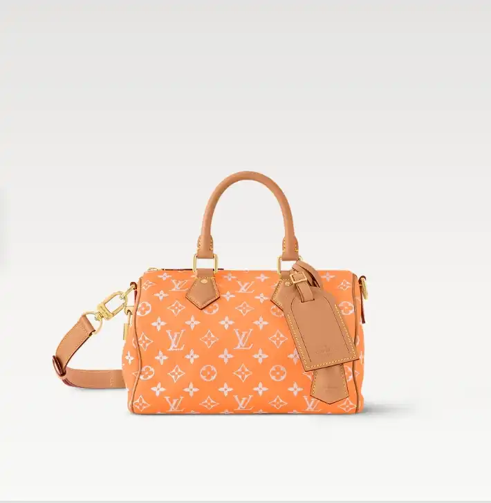 LOUIS VUITTON SPEEDY P9 BANDOULIÈRE 25 M24437(25*15*15cm) Summer Peach