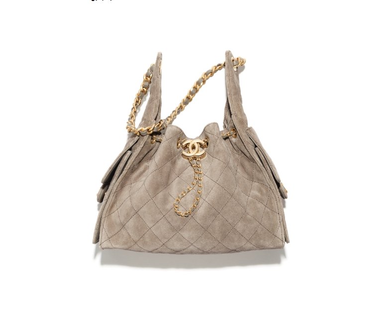 CH@NEL 25C SUEDE POCKET HOBO BAG (30*26*14cm)