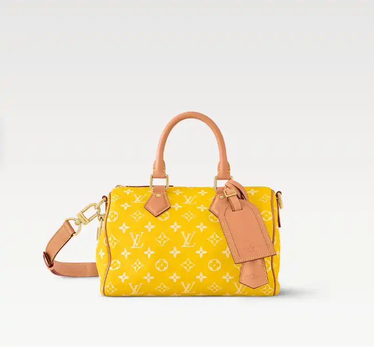 LOUIS VUITTON SPEEDY P9 BANDOULIÈRE 25 Jaune Mat