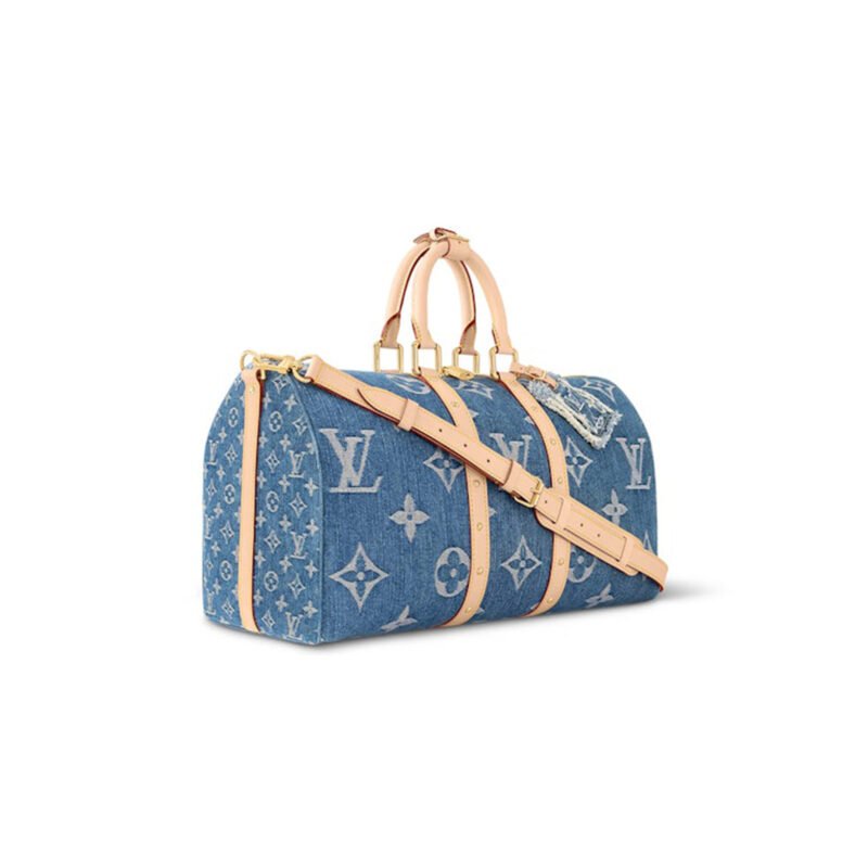 画板-17-1-3.jpg LOUIS VUITTON DENIM KEEPALL BANDOULIERE 50 M24315 (50*29*22cm)