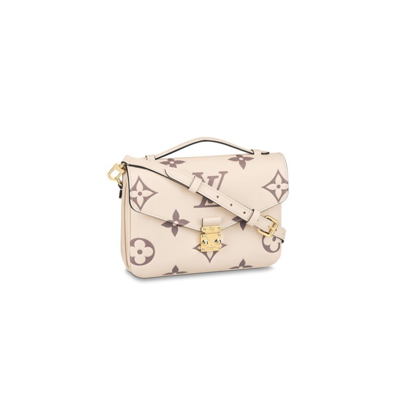LOUIS VUITTON METIS MONOGRAM SHOULDER BAG IN WHITE AND BEIGE M45596 (25*19*7cm)