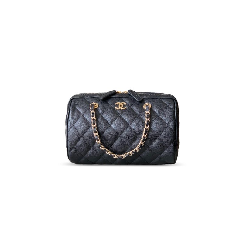 CH@NEL MASTER CLUTCH WITH CHAIN AP4515 (18*11.5*11cm)