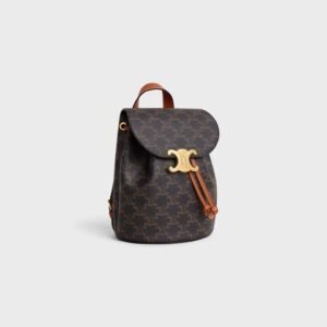 CELINE BACKPACK CELINE BONNIE IN Triomphe Canvas and calfskin