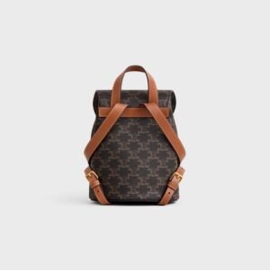 CELINE BACKPACK CELINE BONNIE IN Triomphe Canvas and calfskin