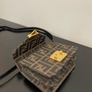 Fendi Vintage Handbags-14.5x12x7CM