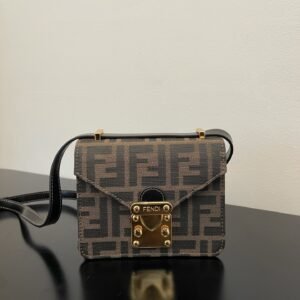 Fendi Vintage Handbags-14.5x12x7CM