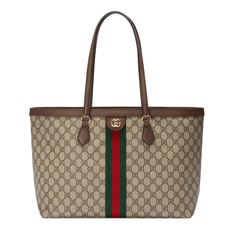GUCCI OPHIDIA GG MEDIUM TOTE