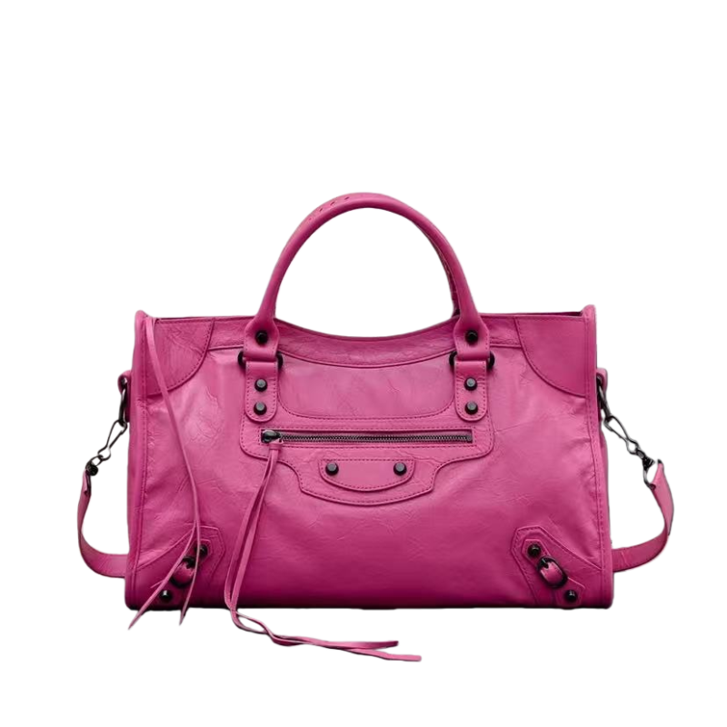 Balenciaga Women’s Le City Bag in Hot Pink (38*25*14cm)