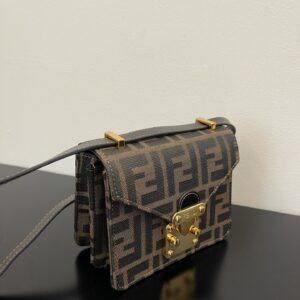 Fendi Vintage Handbags-14.5x12x7CM