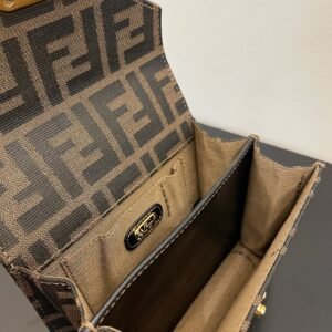 Fendi Vintage Handbags-14.5x12x7CM