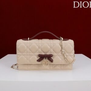 Dior My Dior Mini Bag Two-Tone Cannage Lambskin