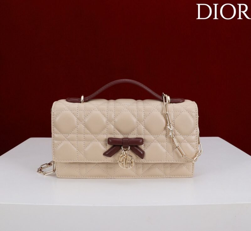 Dior My Dior Mini Bag Two-Tone Cannage Lambskin