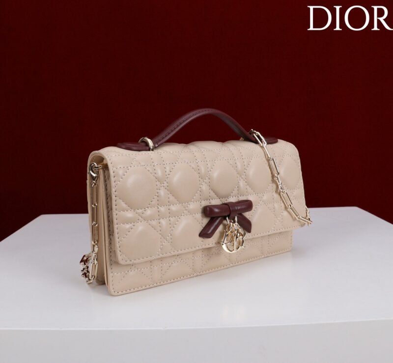 Dior My Dior Mini Bag Two-Tone Cannage Lambskin