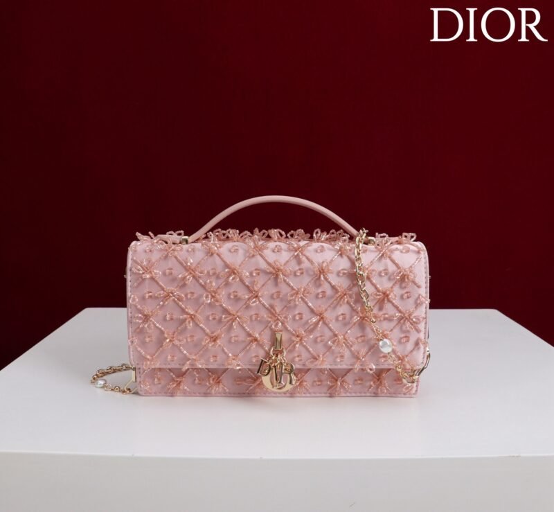 DIOR Mini My Dior Bag – Pink Satin