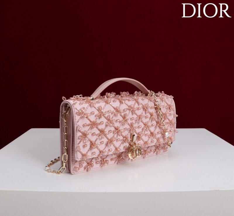 DIOR Mini My Dior Bag – Pink Satin