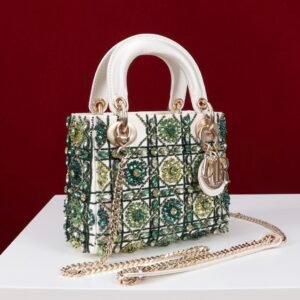 DIOR lady dior-tas Flower Cannages Calfskin