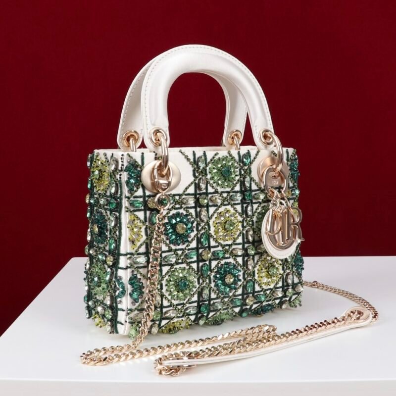 DIOR lady dior-tas Flower Cannages Calfskin