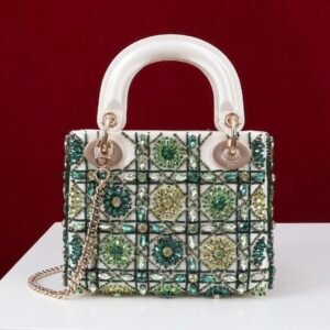 DIOR lady dior-tas Flower Cannages Calfskin