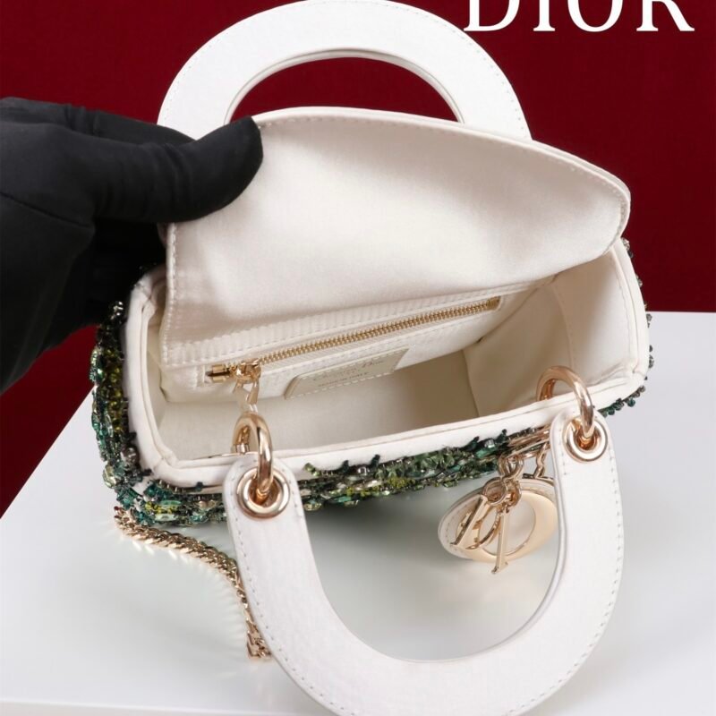 DIOR lady dior-tas Flower Cannages Calfskin