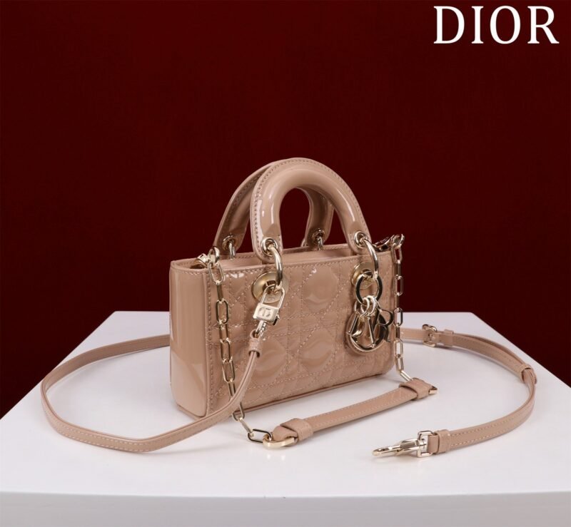 DIOR Micro Lady D-Joy Bag Cannage Patent