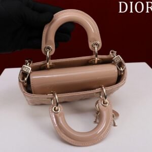 DIOR Micro Lady D-Joy Bag Cannage Patent
