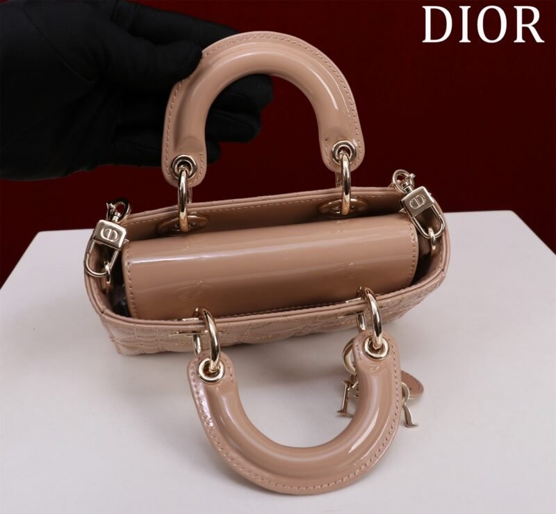 DIOR Micro Lady D-Joy Bag Cannage Patent