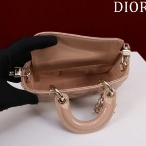 DIOR Micro Lady D-Joy Bag Cannage Patent